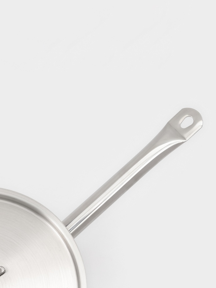 Ковш Hanna Knövell, 8 л, d=26, h=15 см, с крышкой, толщина стенки 0.8 мм, индукция, нержавеющая сталь