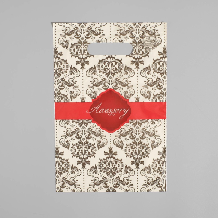 Пакет «Аксессуар», полиэтиленовый с вырубной ручкой, 20×30 см, 30 мкм