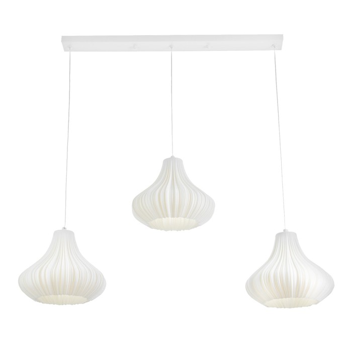 Подвес BayerLux «Ариана» 3хЕ14 15 Вт белый 23×23×20-200 см