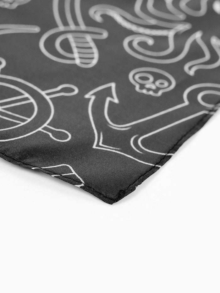 Бандана пиратская «Жизнь пирата», 50×50 см