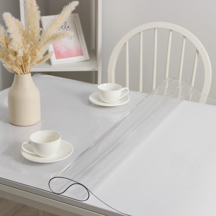 Термоскатерть без основы Доляна «Жидкое стекло», ширина 120 см, толщина 2 мм, длина 80 см