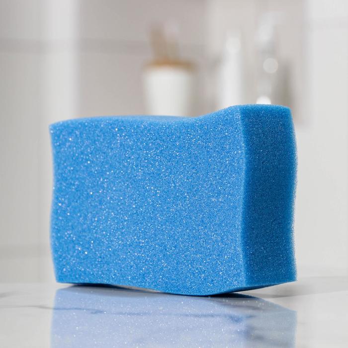 Губка для тела «Волна», 8×14×4 см, МИКС