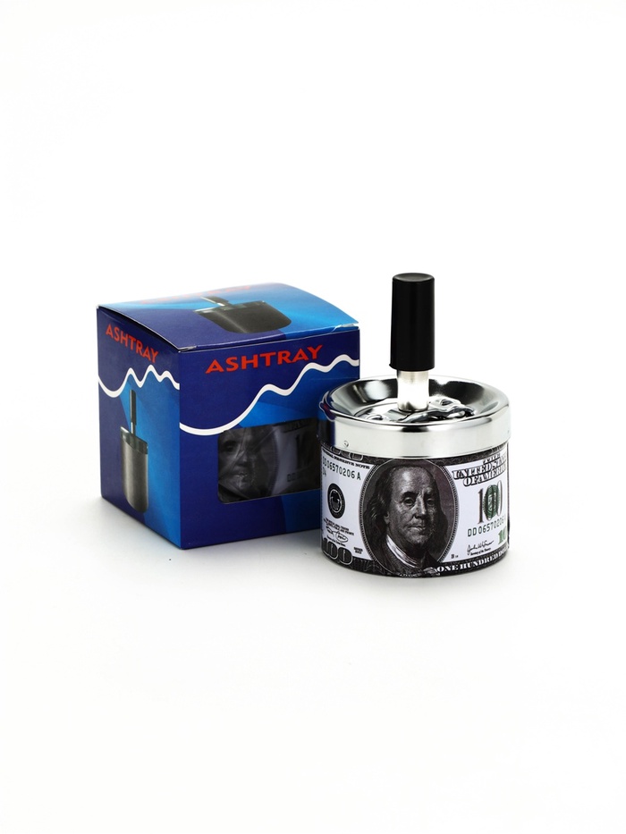 Пепельница бездымная «100 долларов», для сигарет и стиков, 6.7×9.5 см