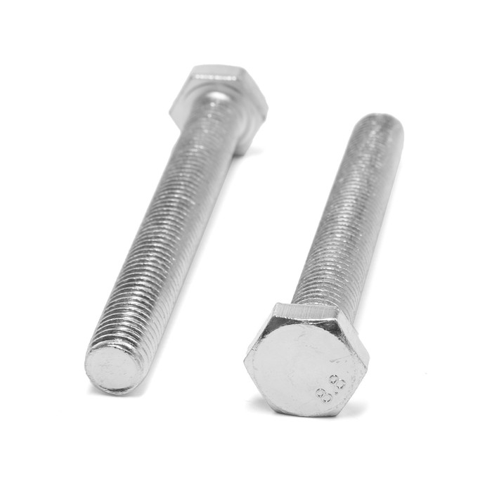 Болт ТУНДРА, оцинкованный, DIN 933, класс прочности 8.8, М12×100 мм, 5 кг.