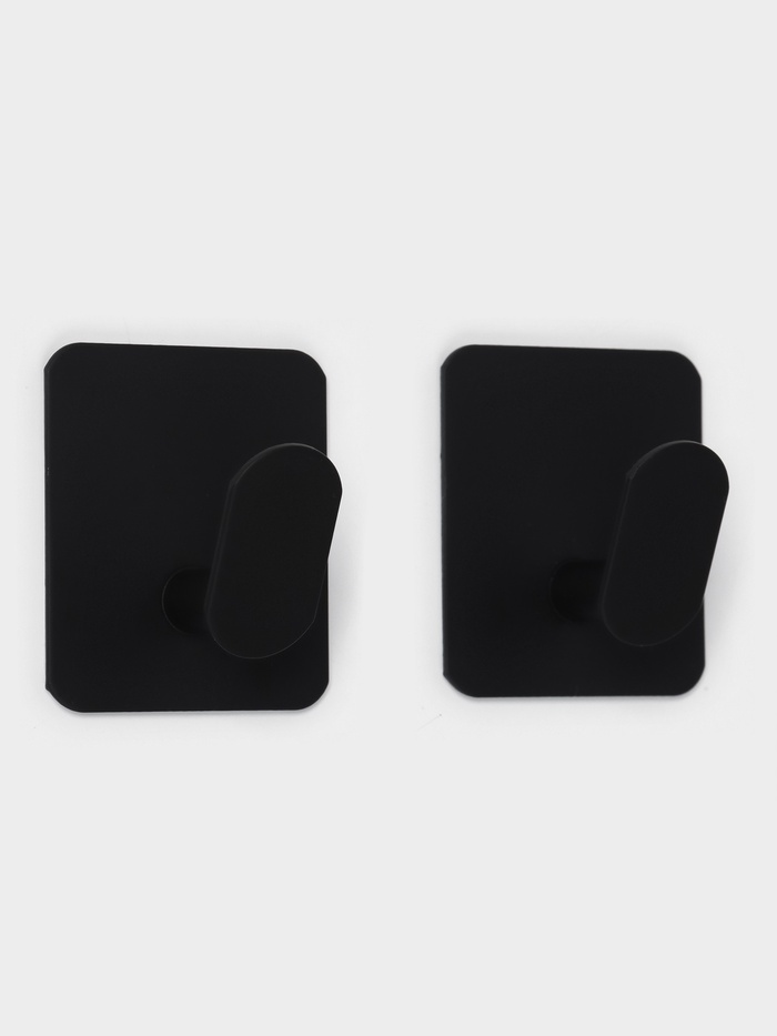 Крючки для ванной Stölz, настенные, 2 шт., чёрные