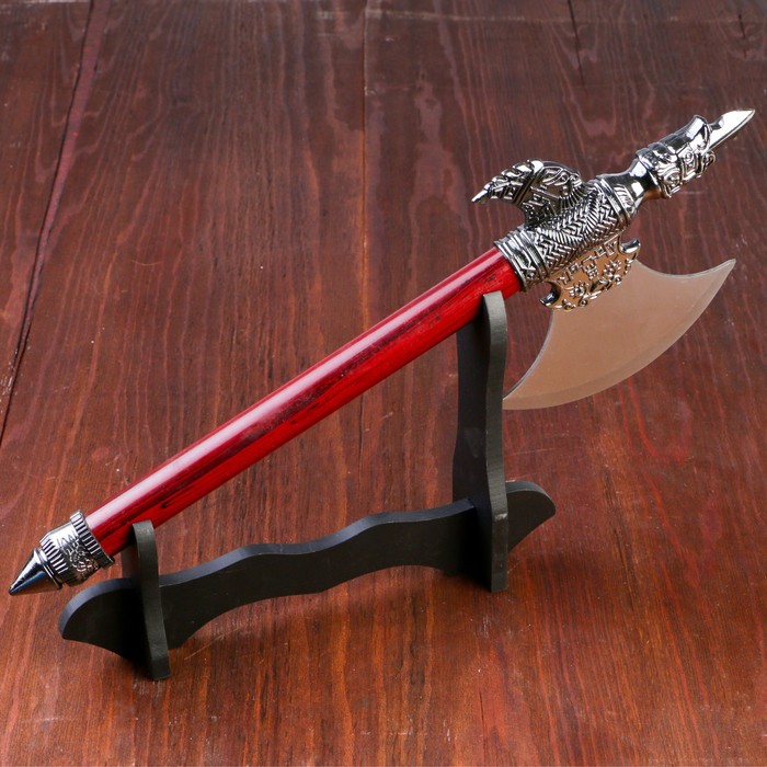 Макет оружия «Сувенирный топор на подставке. Смелость», подарочный набор, 45 см
