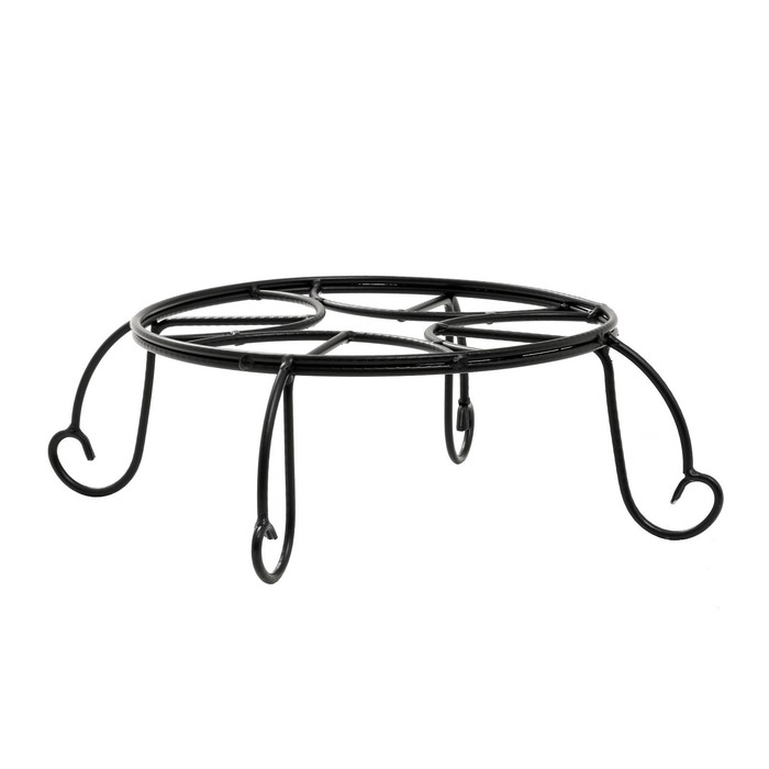 Подставка под тандыр, d=37 см, максимальная нагрузка 150 кг, металл, чёрная, форма МИКС