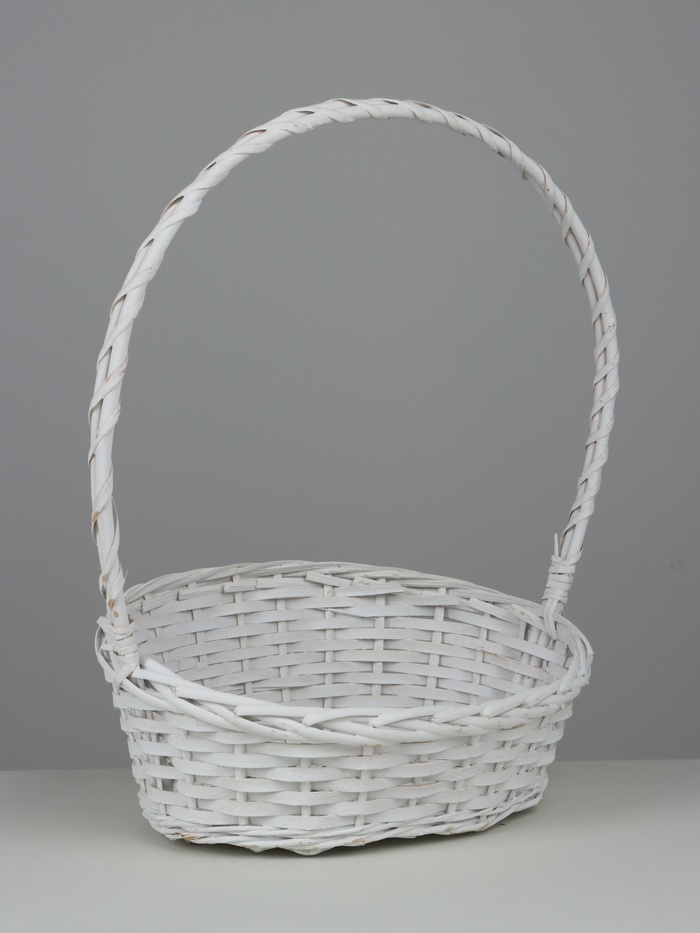Корзина плетёная Diamond, ива, белый