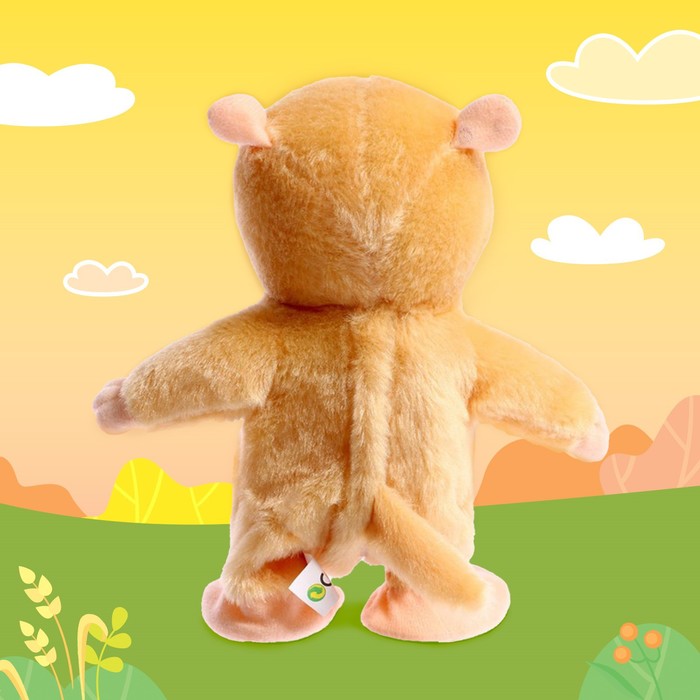 Интерактивная игрушка «Хомячок повторюшка», звук, ходит, повторяет слова