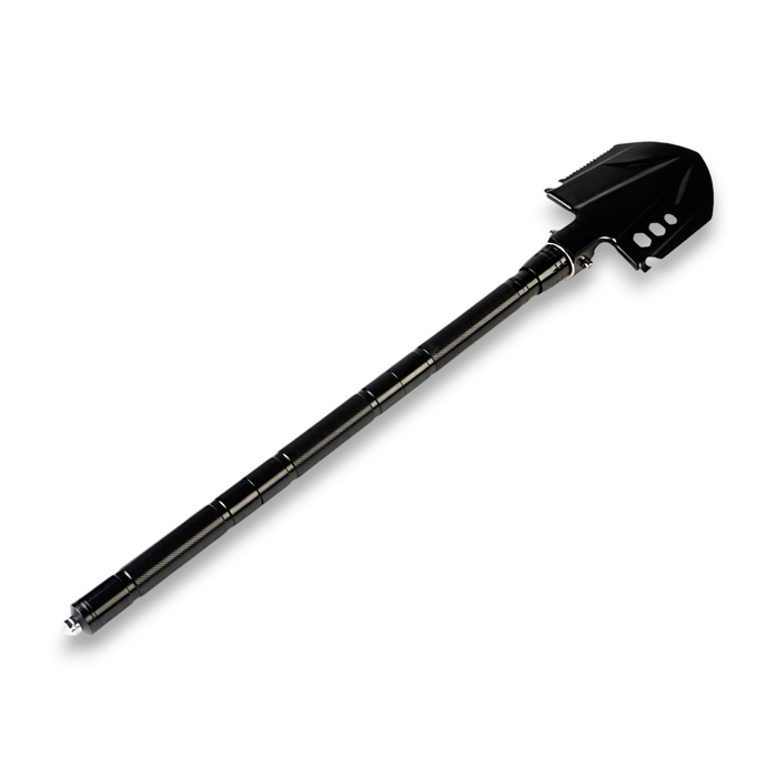 Лопата многофункциональная 9 в 1 в чехле, 67 см, черная