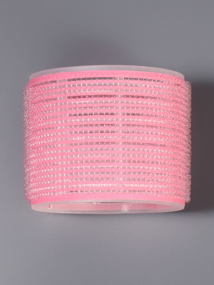 Бигуди «Липучка», d=7.5 см, 4 шт., розовый