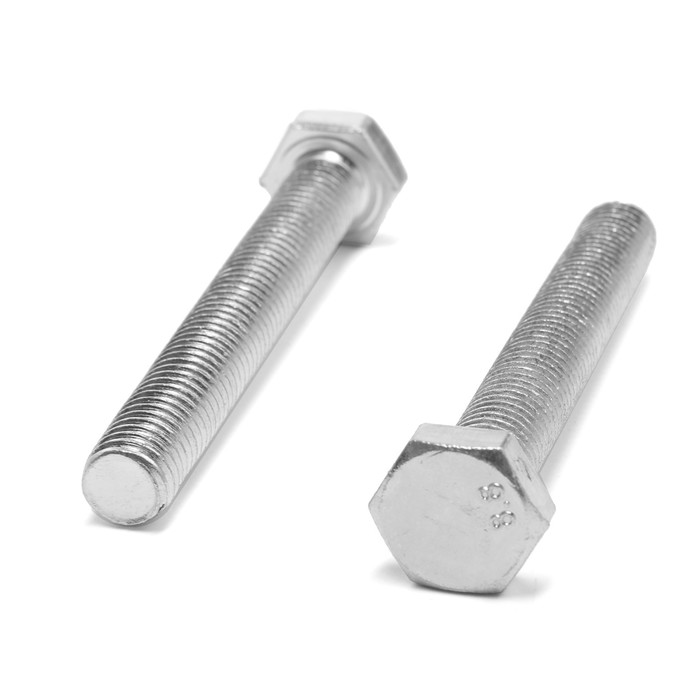 Болт ТУНДРА, оцинкованный, DIN 933, класс прочности 8.8, М12×90 мм, 1 кг.