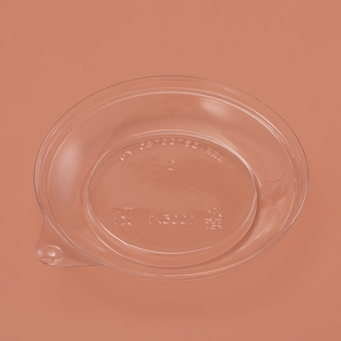 Крышка одноразовая к креманке «Кристалл», на 200 мл, d=10 см, прозрачная