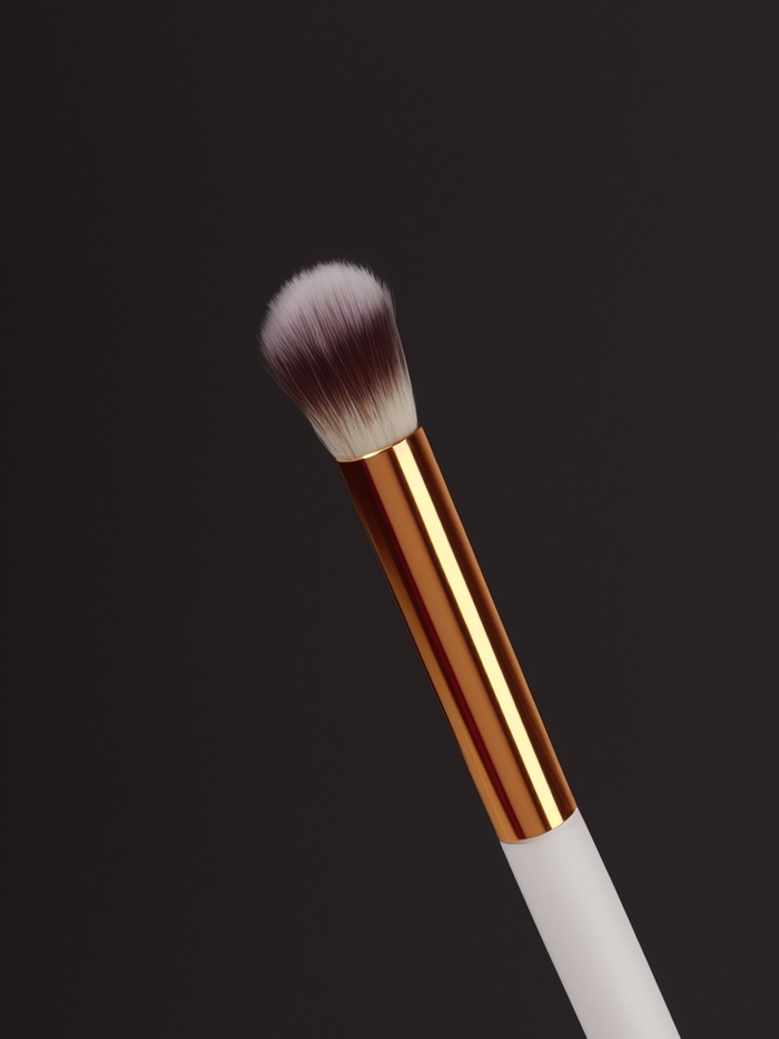 Кисть для макияжа глаз White, 18 (± 1) см, белая