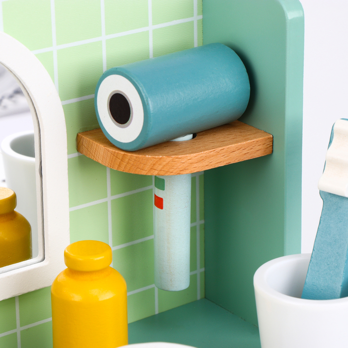 Игровой деревянный набор «Умывальник» 26.5×25.5×33.5 см