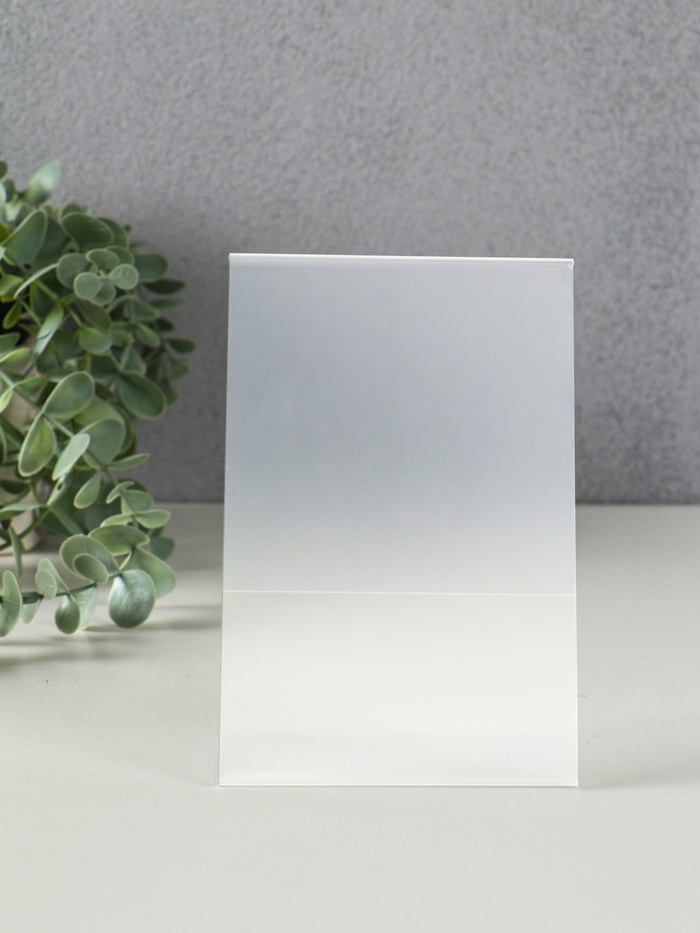 Набор фоторамок для фото 10×15 см, А6, вертикальная, прозрачная, 5 шт.