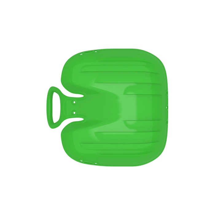 Санки-ледянки с мягкой сидушкой «Вираж», зелёные, 39×37 см