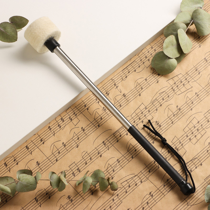 Молоток-колотушка для барабана Music Life, металл, 32×5 см