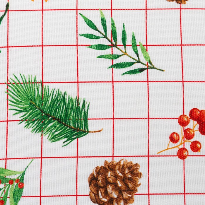 Фартук «Доляна» New Year, 60×65 см, 100% хлопок, рогожка 164 г/м²