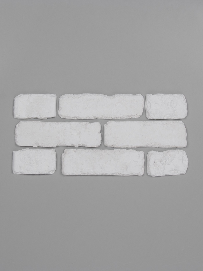 Гипсовая плитка «Венеция +», цвет белый, 1 м²