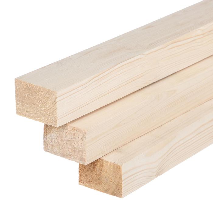 Брусок сухой строганный «Добропаровъ», сосна, сорт AB, 3000×50×50 мм
