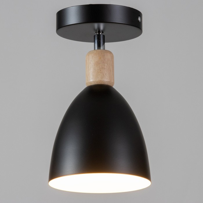 Спот «Дан» Е27 40 Вт черный 14×14×24 см