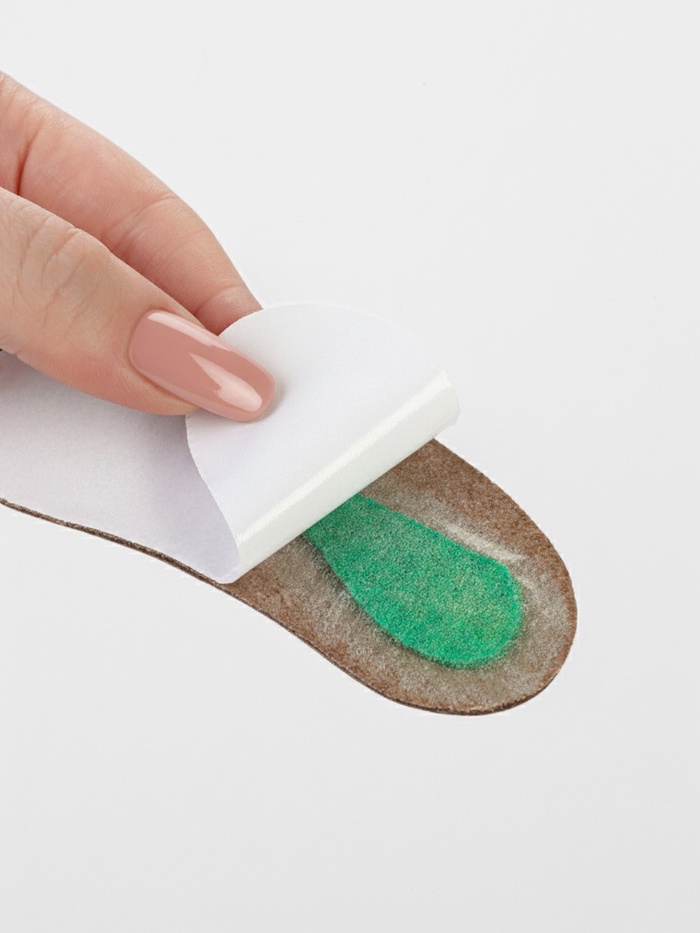 Пяткоудерживатели для обуви, на клеевой основе, дышащие, 10×4 см, пара, бежевые