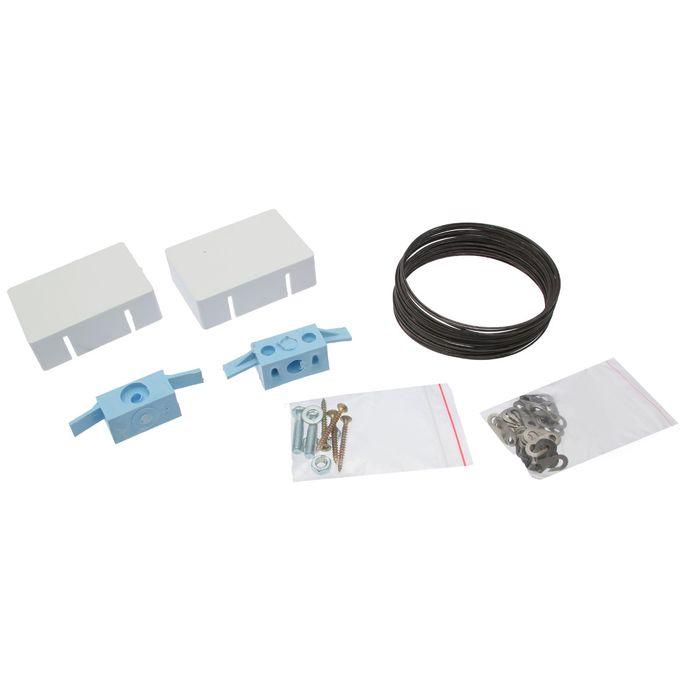 Карниз струнный, двухрядный, 5 м, металлический крючок