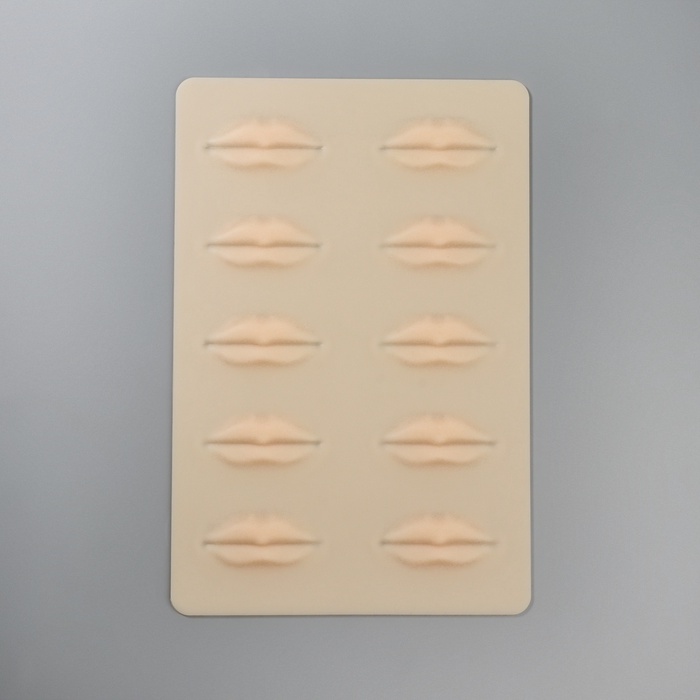 Искусственная кожа для тату и татуажа губ, 24.5×15 см, бежевая