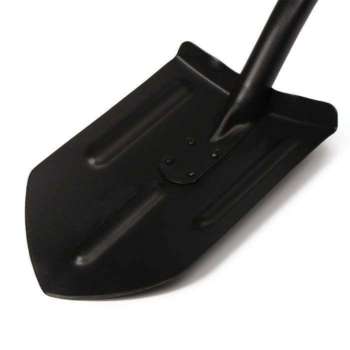 Лопата автомобильная, острая, L=83 см, металлический черенок, с ручкой, Greengo