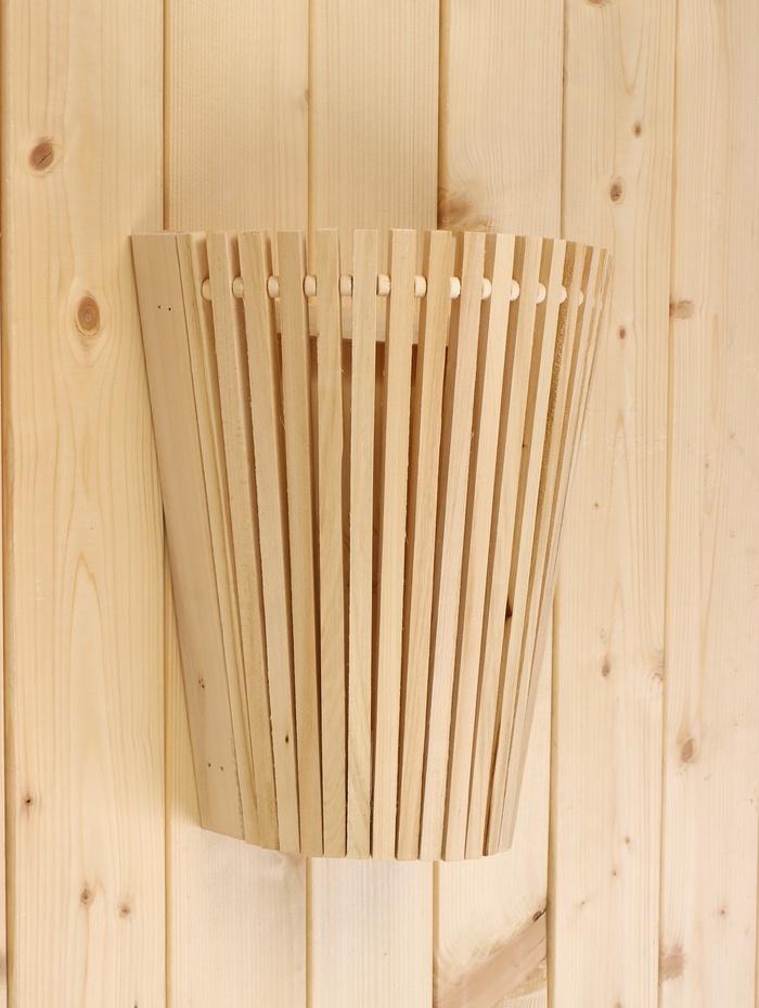 Абажур для бани и сауны «Свет», липа, 28×15×31 см, настенный, «Добропаровъ»