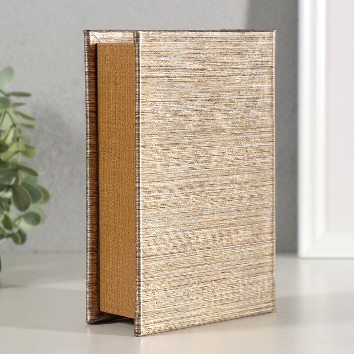 Шкатулка - книга «Воздушный шар», дерево, искусственная кожа, тиснение, 16.5×11.2×5 см