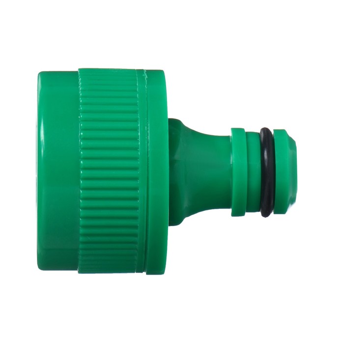 Штуцер, безрезьбовое крепление 1/2" (12 мм) – 3/4" (19 мм), быстросъёмное соединение, рр-пластик, Greengo
