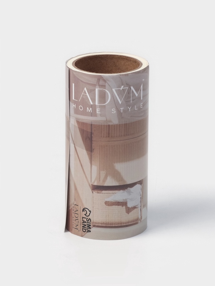 Сменный блок для ролика LaDо́m, 4 шт. по 60 листов, 3.8×10 см, винтовая намотка