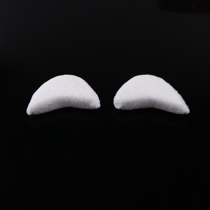 Вставки для уменьшения размера обуви, 7.5×4.5 см, пара, белые