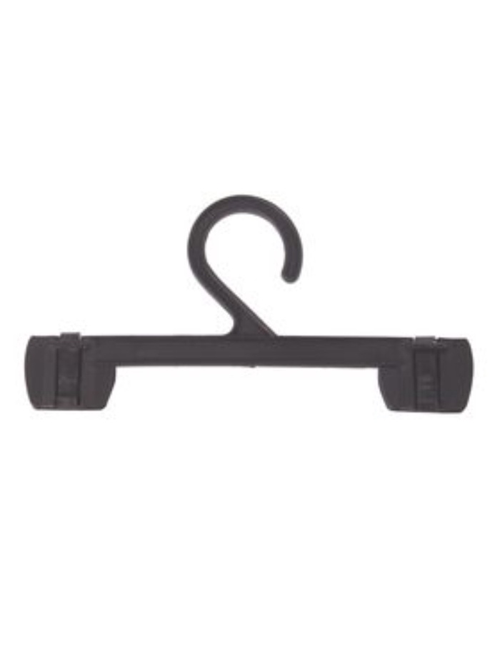 Вешалка для брюк 16.5×9 см (фасовка 5 шт.), чёрная