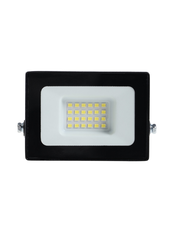 Прожектор светодиодный VKL Electric, 20 Вт, 2400 лм, 6500К, IP65, 220 В, чёрный, свечение холодное белое
