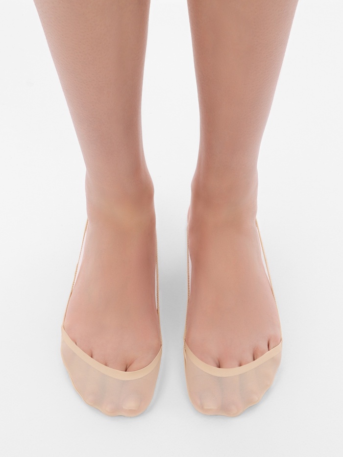 Полустельки для ног, р-р универсальный, пара, бежевый