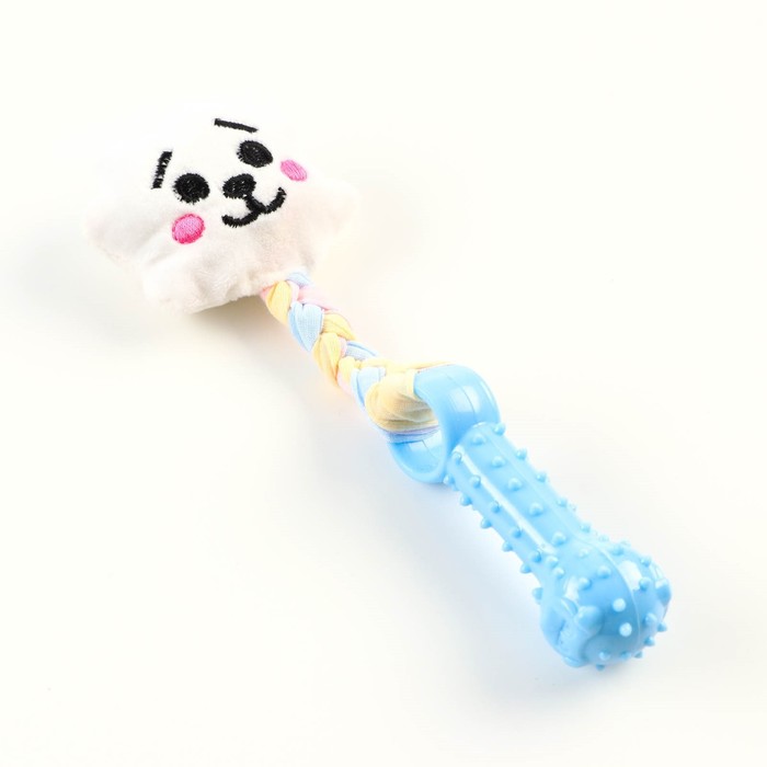 Игрушка для собак «Облако», 19 см + TPR, голубая