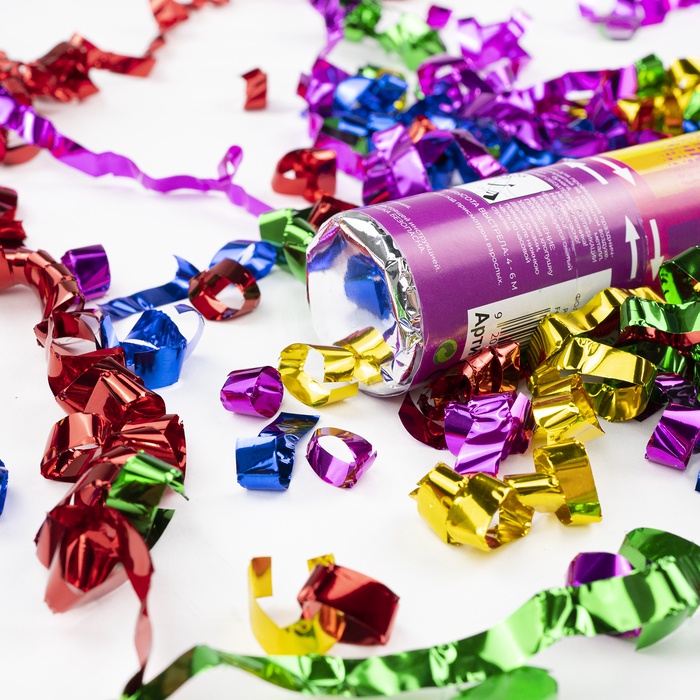 Хлопушка пневматическая «Праздничный фейерверк», ассорти, 60 см