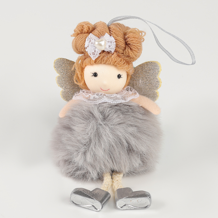 Ёлочное украшение кукла «Фея», с бантиком