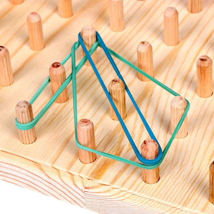 Геоборд с карточками, 23×23 см