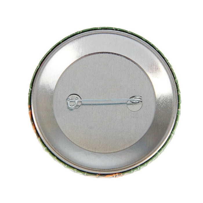 Значок закатной на 9 Мая «С Днём Великой Победы!», d=5.6 см