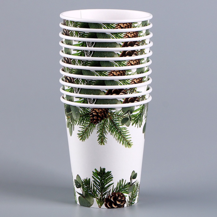 Стакан бумажный одноразовый «С Новым годом»