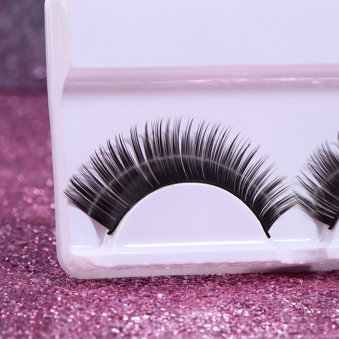 Ресницы накладные «Взгляд», 11 мм, без клея, эффект МИКС