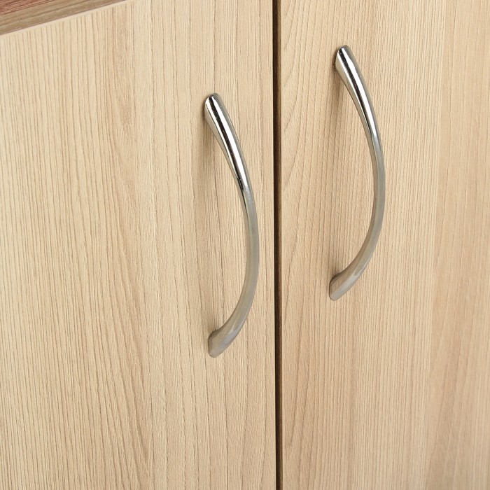 Шкаф двухдверный для документов «Клик Мебель. Герда», 800×420×1900 мм, цвет ясень шимо светлый/тёмный