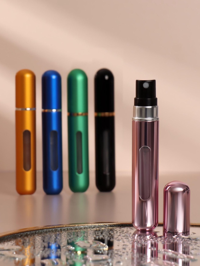 Атомайзер для парфюма, с распылителем, 8 мл, МИКС