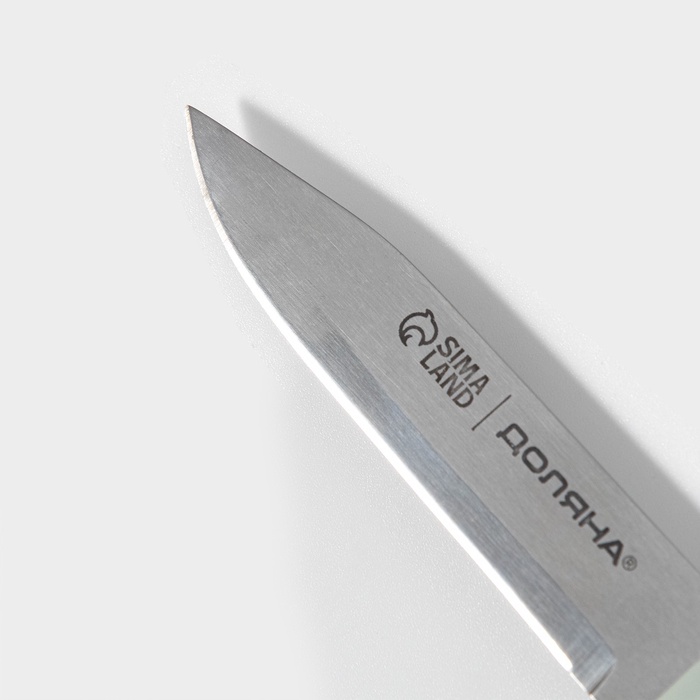 Нож для овощей кухонный Доляна «Страйп», лезвие 7.5 см, синий