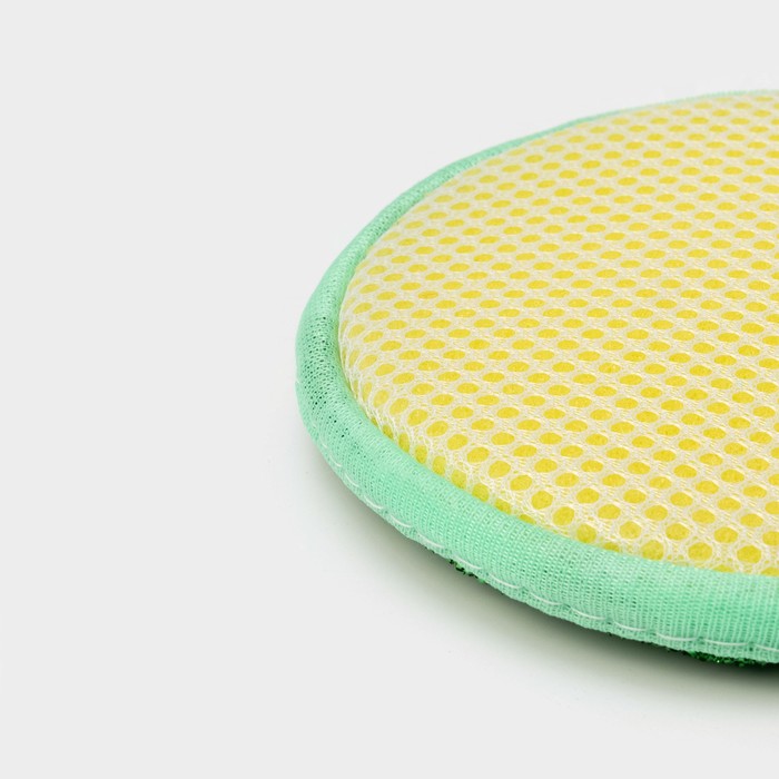 Губка для посуды Доляна «Мастер», 12×12×1.5 см