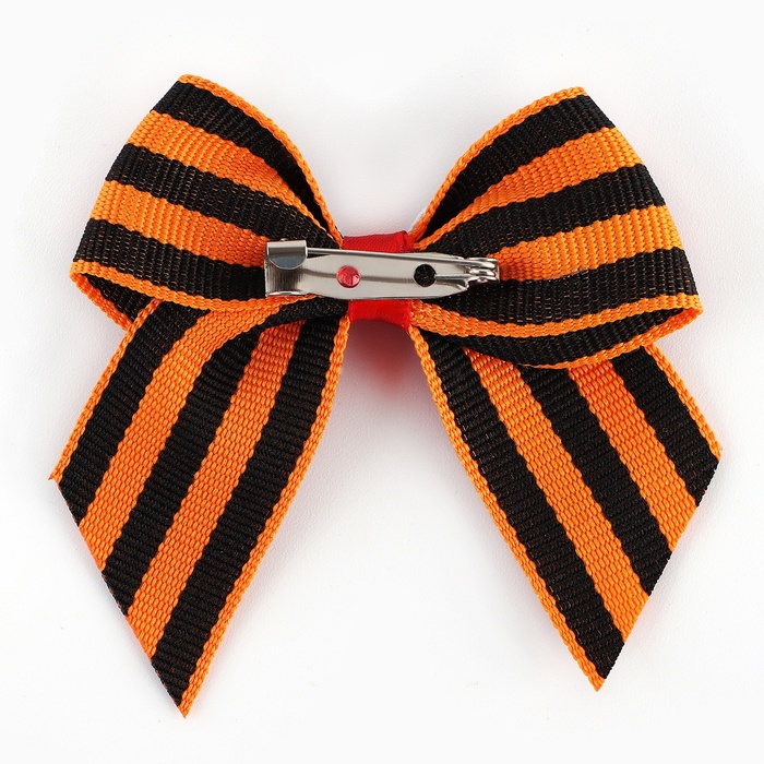 Георгиевская лента, с бантом на День победы «9 Мая», 10.5×14 см